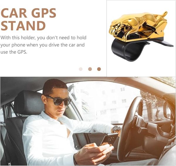 Mobile Leopard Shape Holder | Jaguar Hud Dashboard Holder Car Phone Holder | Phone Mount Stand Bracket For Luxurious Cars (random Color)