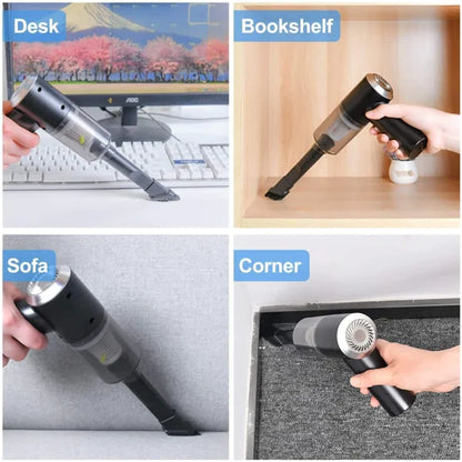 Portable 2 In 1 Mini Home And Car Vacuum Cleaner(random Color )