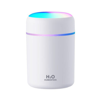 Portable Diffuser Usb Humidifier | Led Lights Two Functions | Colorful Cool Mini Humidifier, Portable Air Humidifier Aroma Essential Oil Diffuser, Usb Mist Sprayer Small Personal Humidifier For Car Home (dark Grey)