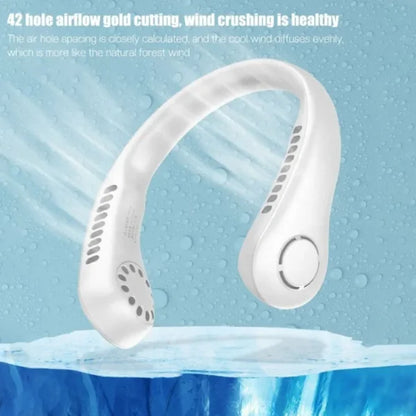 Portable Hanging Neck Fan | Bladeless Neck Fan Artic Breeze Company High Quality With 3 Modes Usb Charging (random Color)
