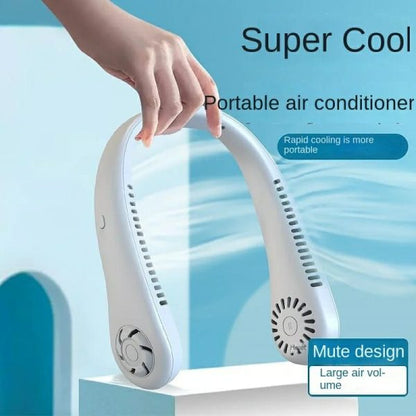 Portable Hanging Neck Fan | Bladeless Neck Fan Artic Breeze Company High Quality With 3 Modes Usb Charging (random Color)