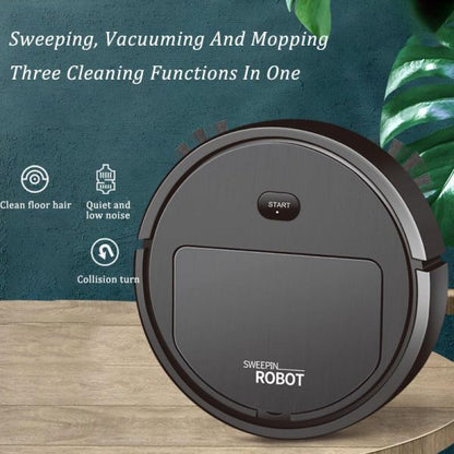 Mini Wireless Smart Sweeping Robot Mopping 3 In1 Rechargeable Cleaning Machine Vacuum Cleaner For Home Office Robot (random Colors)
