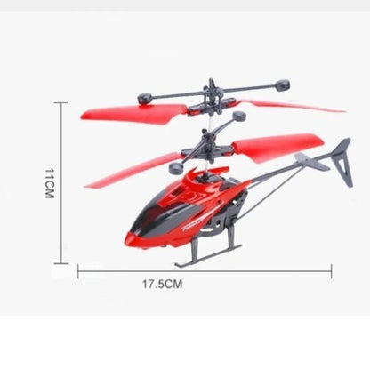 Rechargeable Flying Hand Sensor Control Helicopter | Sensing Flight With Lights, Remote-controlled Aircraft, Withstanding Impact And Playing (random Color)