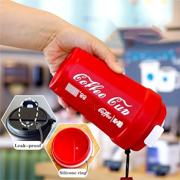 Stainless Steel Thermos Flask Coffee Mugs Hot/ice Coffee,tea, (random Color)