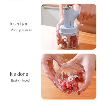 The Machine Is Dual- 2 In 1 Function, Garlic Masher And Egg Beater