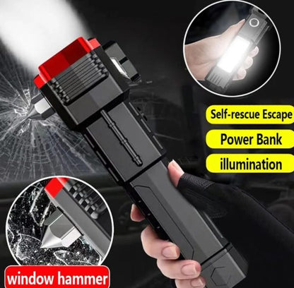 Versatile High-power Led Flashlight: Rechargeable And Multifunctional For Your Lighting Needs (random Color)