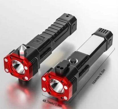 Versatile High-power Led Flashlight: Rechargeable And Multifunctional For Your Lighting Needs (random Color)