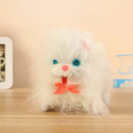 Walking And Barking Cute Dog Toy – Light In Tail (cell Operated)