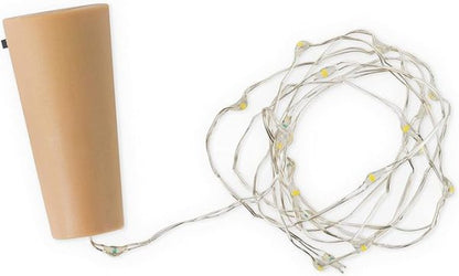Wine Bottle Lights With Cork Led String Light | Copper Wire Fairy Garland Lights | Christmas Holiday Party Wedding Decoration (20 Led’s)
