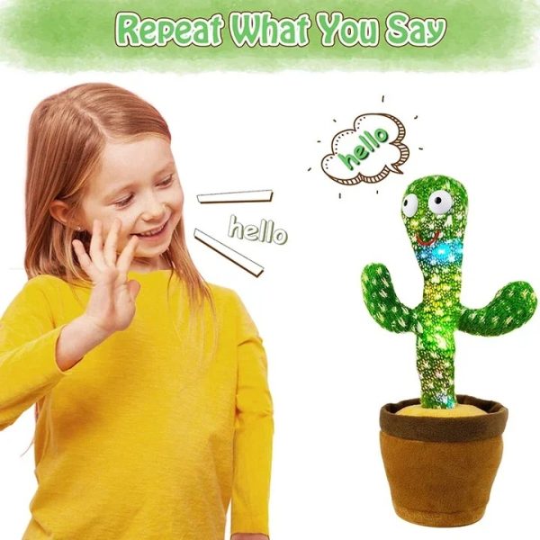 Dancing Cactus Toys For Kids Rechargeable ( With Box)